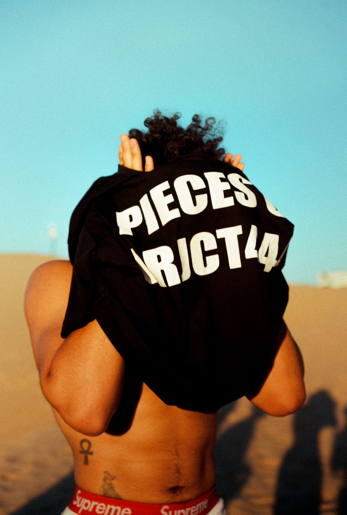 PRJCT444 Black tee